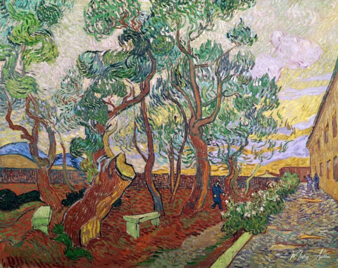 Jardín del hospital St. Paul, 1889 – Van Gogh Vincent Van Gogh 2025-05-19