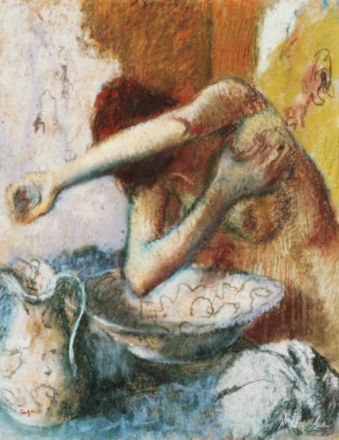 Joven mujer con la toilette – Edgar Degas Edgar Degas 2025-05-14 2