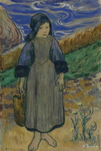 Joven mujer bretona al borde del mar – Paul Gauguin Paul Gauguin 2025-05-16