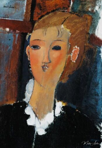 Joven mujer en un pequeño cuello – Amedeo Modigliani Amedeo Modigliani 2025-05-16