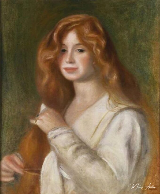 Joven mujer peinando su cabello – Pierre-Auguste Renoir Pierre-Auguste Renoir 2025-05-09