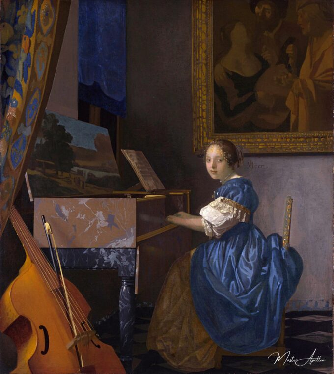 Joven mujer tocando el virginal – Johannes Vermeer Johannes Vermeer 2025-05-19