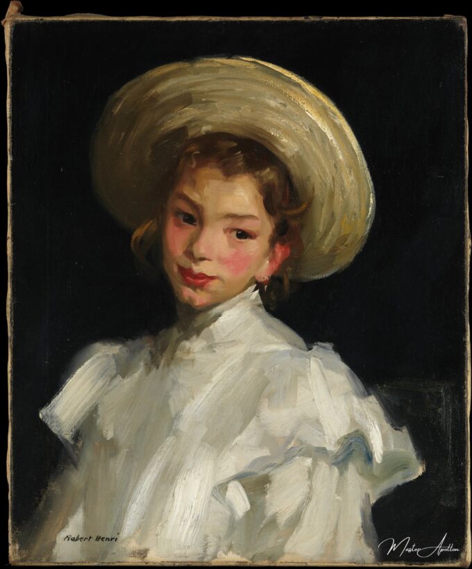Joven chica neerlandesa en blanco – Robert Henri Robert Henri 2025-05-01