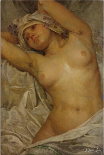 Chica joven desnuda – Mucha Alfons Mucha 2025-05-13