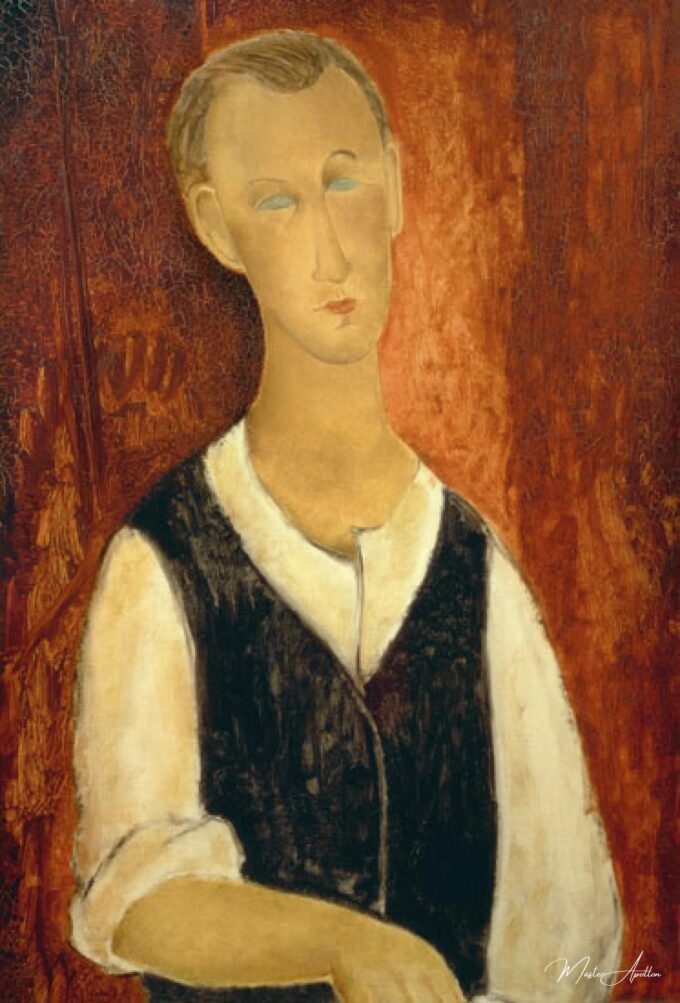 Joven hombre con el chaleco negro – Amedeo Modigliani Amedeo Modigliani 2025-05-17