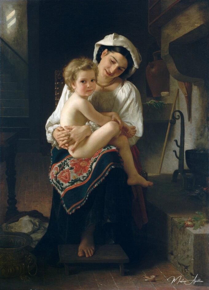 Joven madre mirando a su hijo – William Bouguereau William Bouguereau 2025-05-20