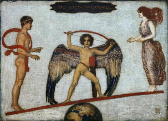 La Balanza del Amor – Franz Von Stuck Franz von Stuck 2025-03-14