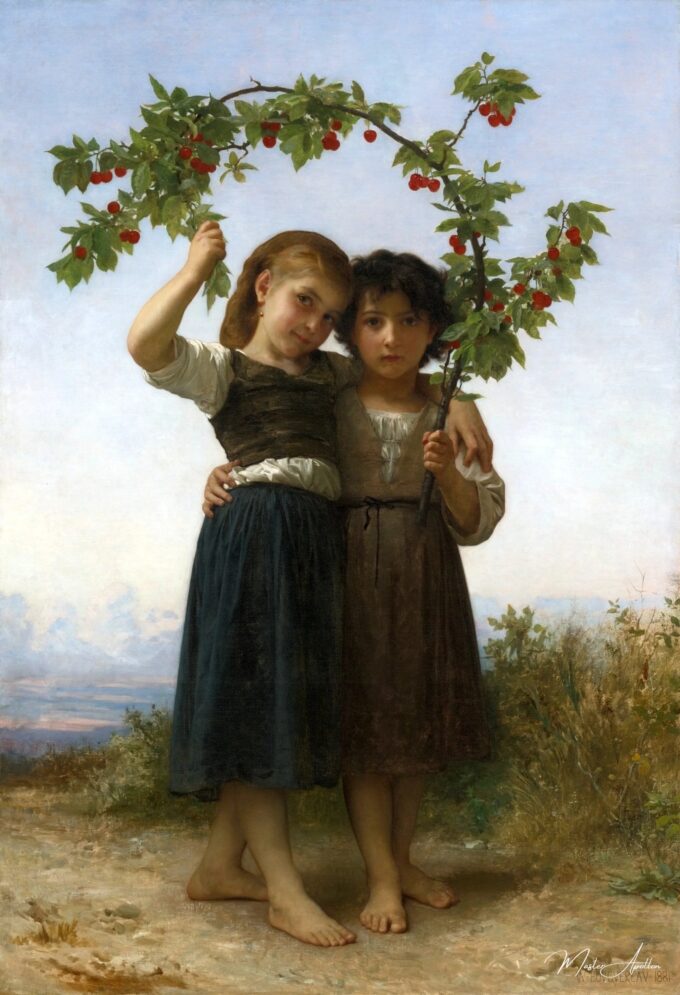 La rama de las cerezas – William Bouguereau William Bouguereau 2025-05-15