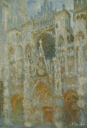 La catedral de Ruan. El portal, sol matutino; armonía azul (W1355) – Claude Monet Claude Monet 2025-05-19