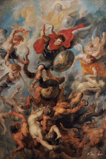 La caída del arcángel Miguel en la lucha contra los ángeles abtruennigen – Peter Paul Rubens Peter Paul Rubens 2025-05-16