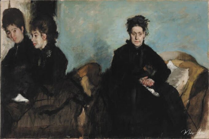 La duquesa de Montejasi y sus hijas Elena y Camila – Edgar Degas Edgar Degas 2025-05-29