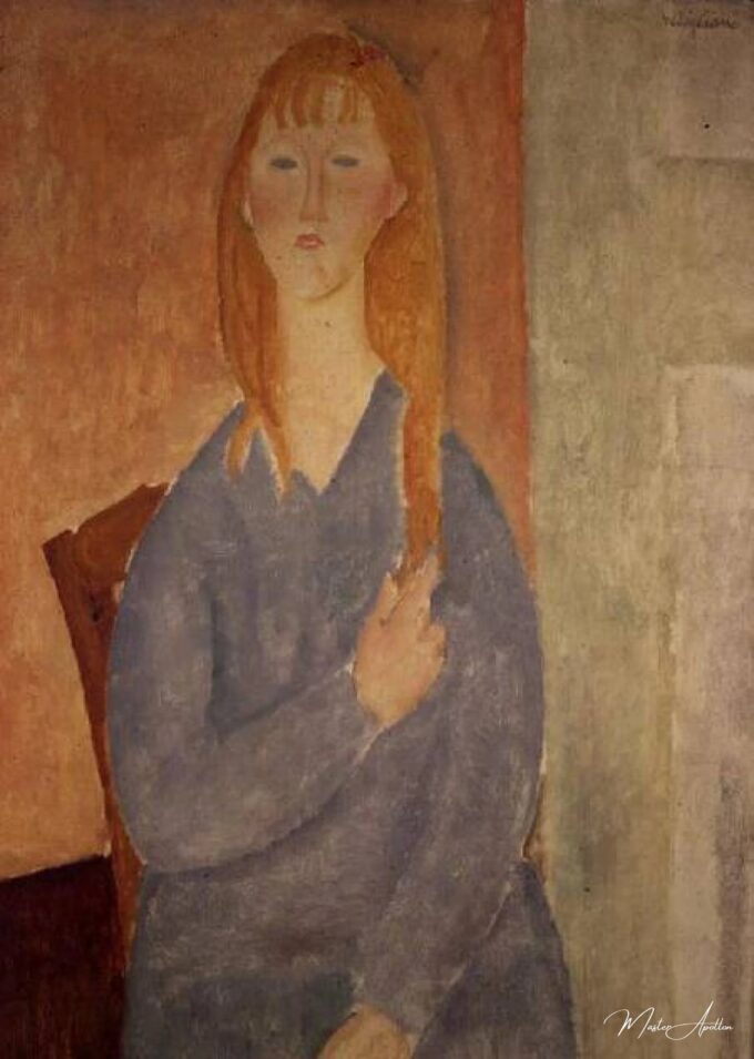 La chica en vestido azul – Amadeo Modigliani 2025-05-22 2