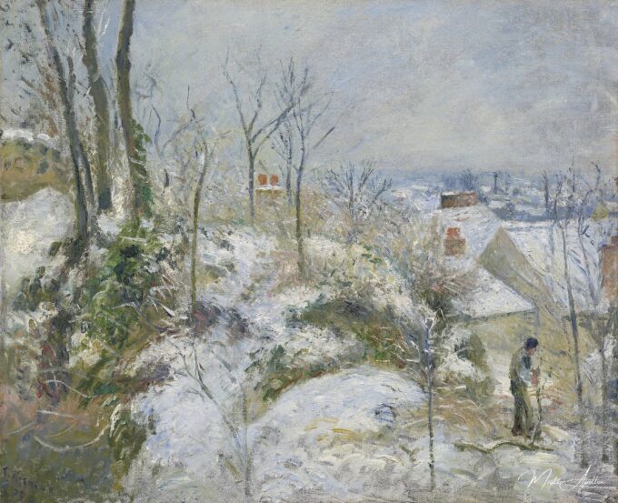 La Garenne, costa de Saint-Denis a Pontoise, efecto de nieve – Camille Pissarro Camille Pissarro 2025-05-08