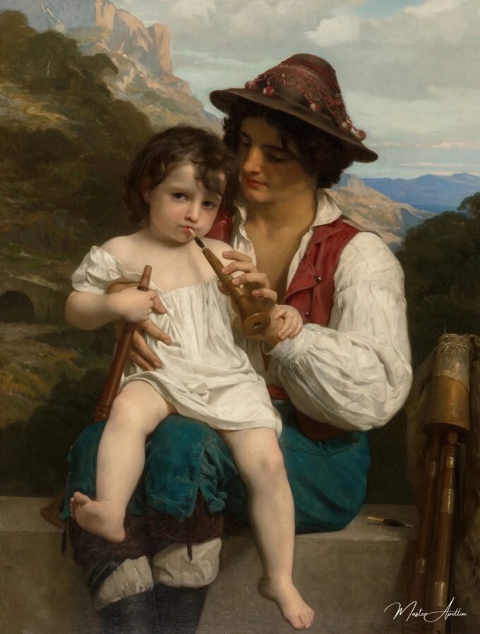 La lección de flauta – William Bouguereau William Bouguereau 2025-05-15
