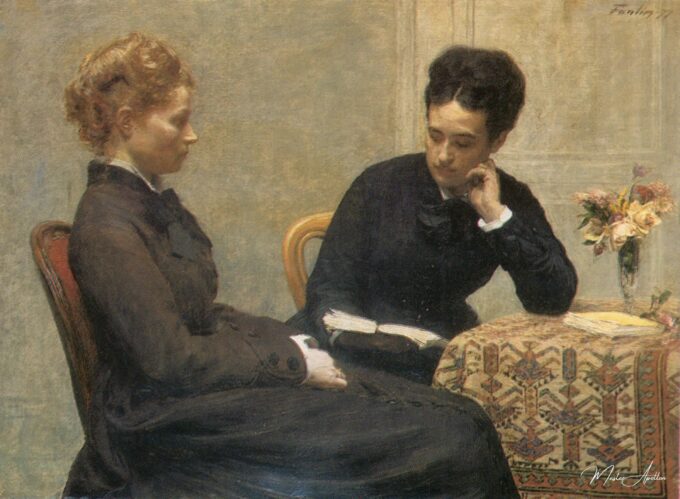 La Lectura, 1877 – Henri Fantin-Latour Henri Fantin-Latour 2025-05-01