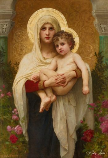 La Madona de las Rosas – William Bouguereau William Bouguereau 2025-05-19