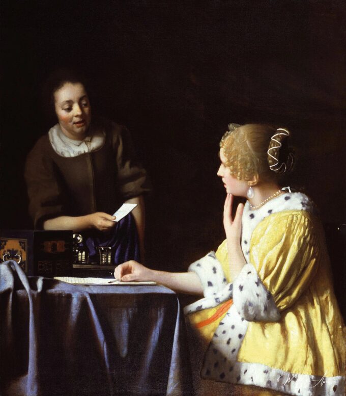 La Maestra y la Sirvienta – Johannes Vermeer Johannes Vermeer 2025-05-19