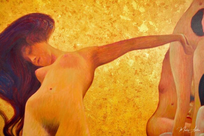 La Medicina – Una Obra Reimaginada de Gustav Klimt por Master Apollon | 180 x 270 cm Pintura Original en Venta 2025-03-15 21