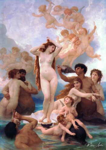 La Nacimiento de Venus – William Bouguereau Reproducción de cuadros famosos 2025-05-22