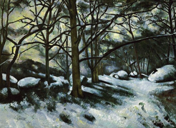 La nieve derretida, Fontainebleau – Paul Cézanne Paul Cézanne 2025-05-10