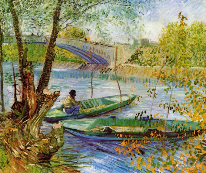 La pesca en primavera, Puente de Clichy – Van Gogh Vincent Van Gogh 2025-05-19