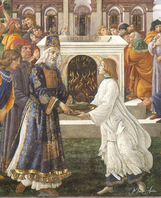 La purificación del leproso y la tentación de Cristo, en la capilla Sixtina: detalle de la purificación – Sandro Botticelli Sandro Botticelli 2025-05-13 2