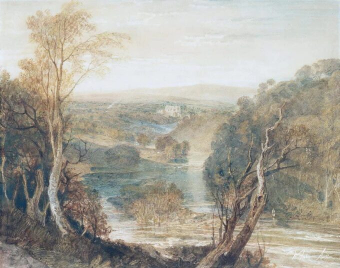 La ribera del Wharfe con una vista lejana de la torre Barden – William Turner William Turner 2025-05-20
