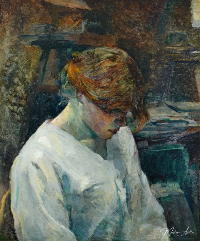 La Rousse en una bata blanca – Toulouse Lautrec Henri de Toulouse-Lautrec 2025-05-21