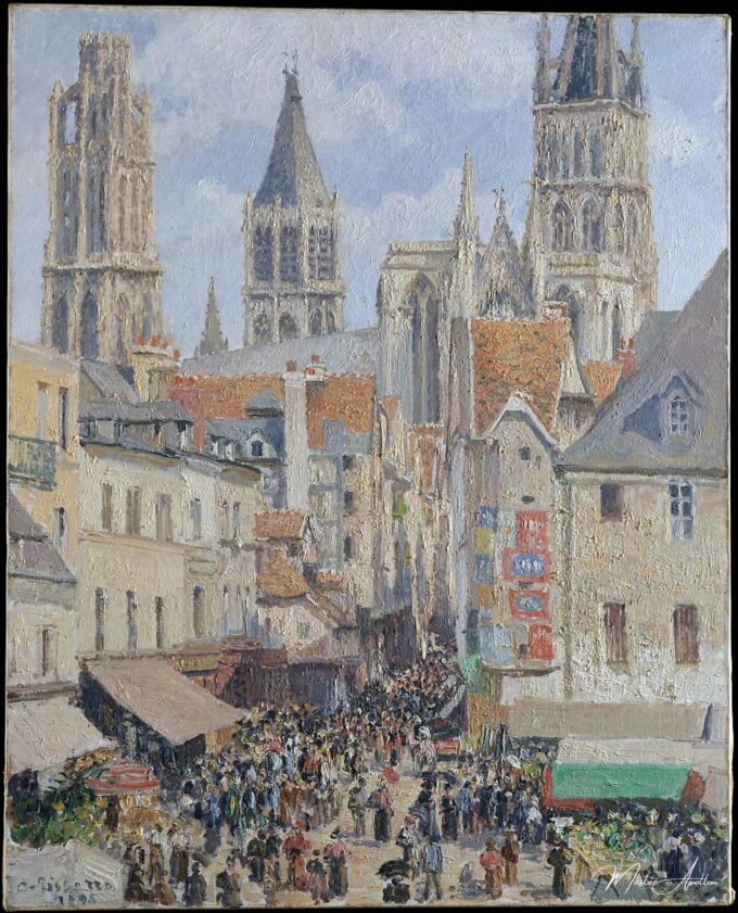 La Rue de la Epicería en Ruan – Camille Pissarro Camille Pissarro 2025-05-08