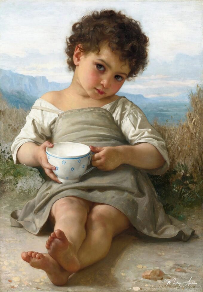 La Taza de Leche – William-Adolphe Bouguereau William Bouguereau 2025-05-20
