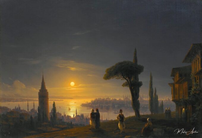 La Torre de Gálata a la luz de la luna – Ivan Aïvazovski Ivan Aïvazovski 2025-05-01