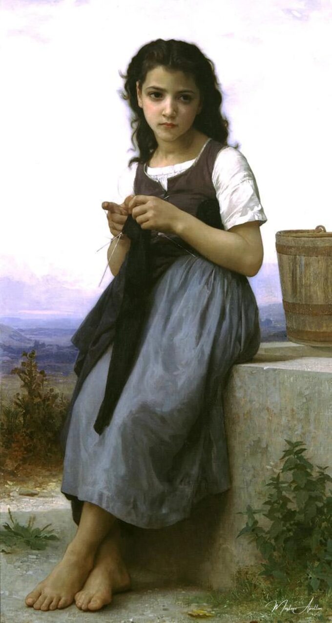 La tricoteuse de William Bouguereau William Bouguereau 2025-05-20