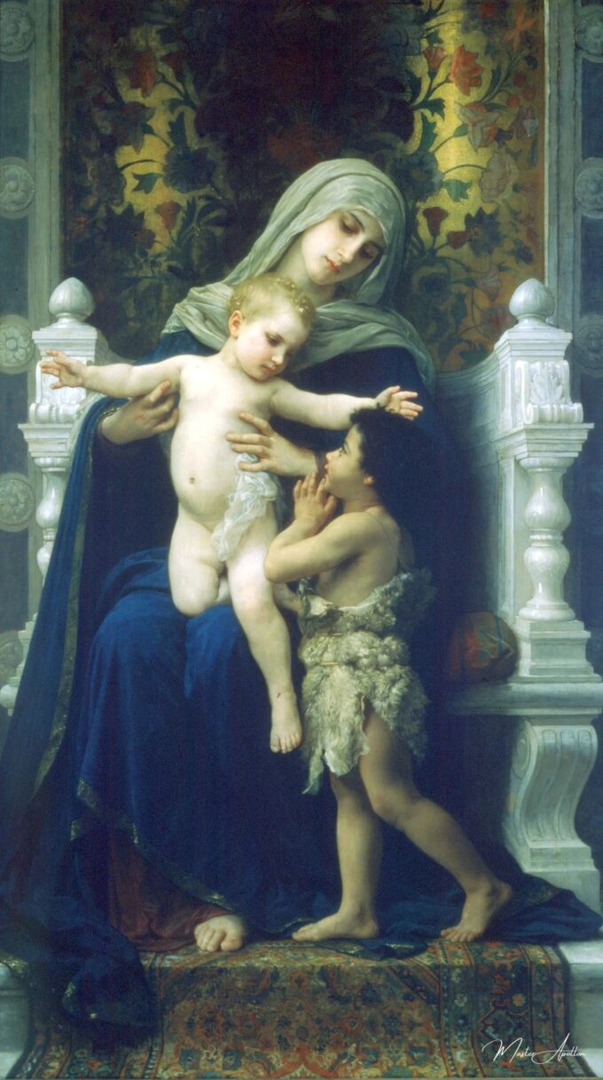 La Virgen, Jesús y San Juan Bautista – William Bouguereau William Bouguereau 2025-05-20