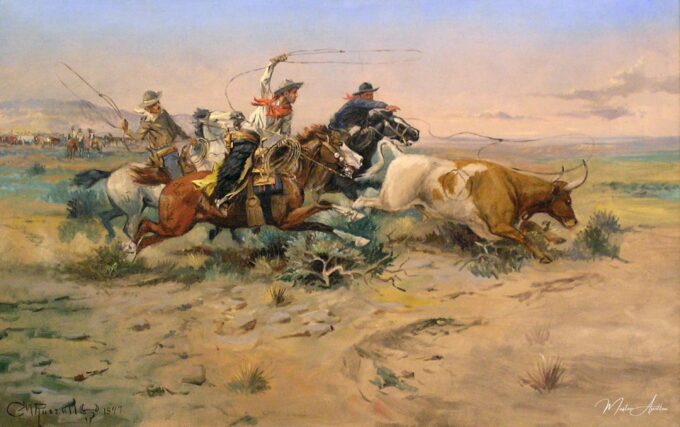 El abandono del rebaño – Charles Marion Russell Charles Marion Russell 2025-05-02