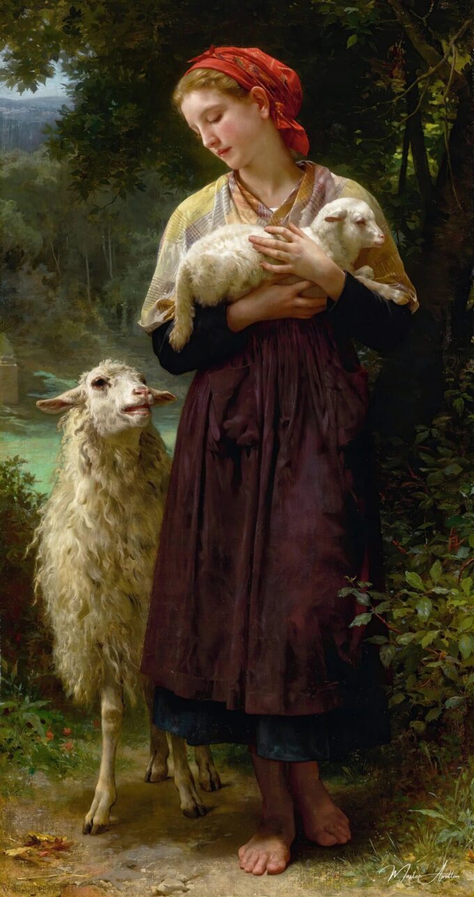 El cordero recién nacido – William-Adolphe Bouguereau William Bouguereau 2025-05-20