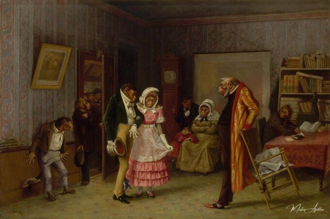 La cerilla en fuga, 1877 – William Holbrook Beard William Holbrook Beard 2025-05-10