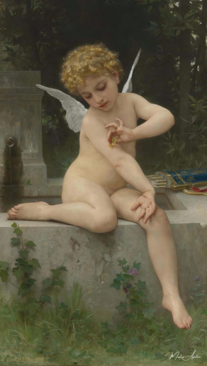 El amor al mariposa – William-Adolphe Bouguereau William Bouguereau 2025-05-20