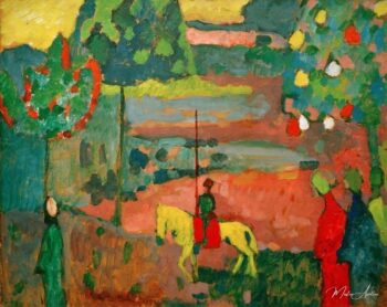Lanzar en un paisaje – Vassily Kandinski Wassily Kandinsky 2025-05-15