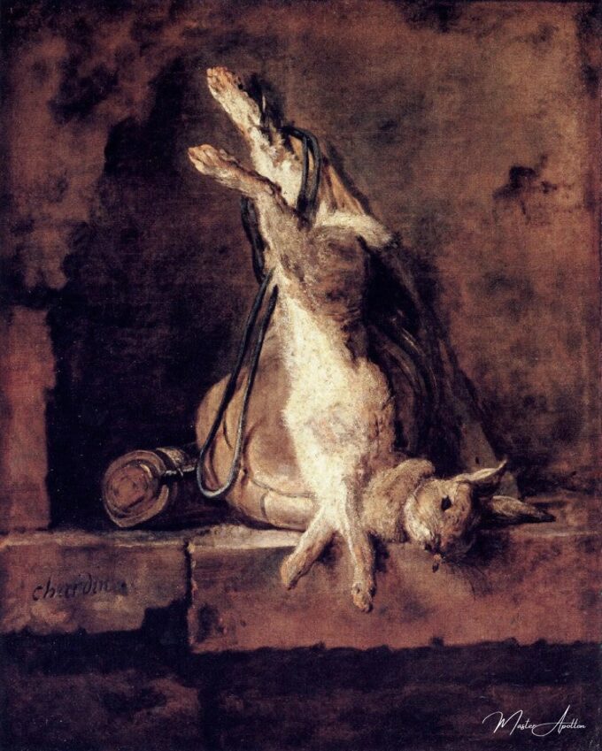 Conejo salvaje con cesto y pera de pólvora – Jean Siméon Chardin Jean Siméon Chardin 2025-05-03 2