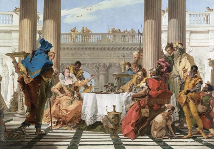 El Banquete de Cleopatra, 1743 – Giambattista Tiepolo Giambattista Tiepolo 2025-03-15