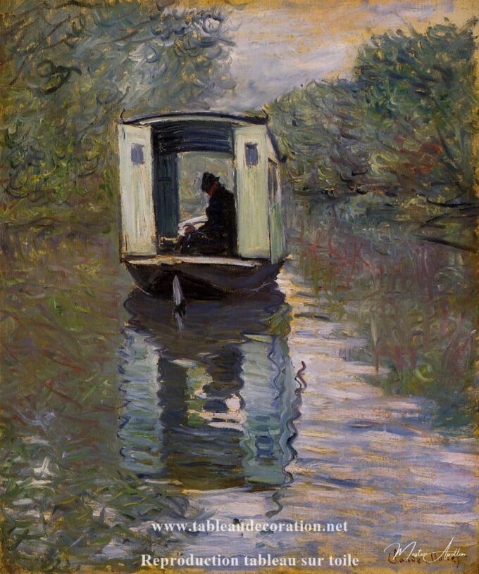 El barco-taller – Cuadro de Monet Claude Monet 2025-03-23