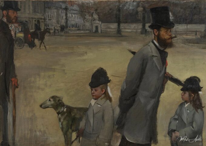 El conde Lepic y sus hijas – Edgar Degas Edgar Degas 2025-05-30