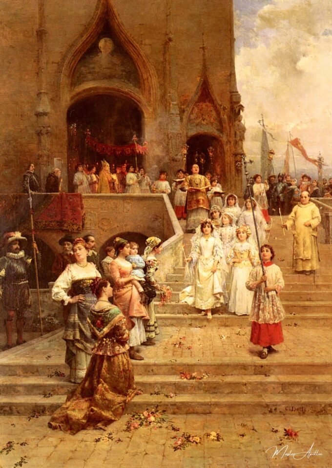 El cortejo de confirmación – Cesare-Auguste Detti Cesare-Auguste Detti 2025-05-09