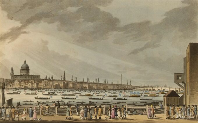 El cortejo fúnebre de Lord Nelson por vía de agua de Greenwich a Whitehall – William Turner William Turner 2025-05-20