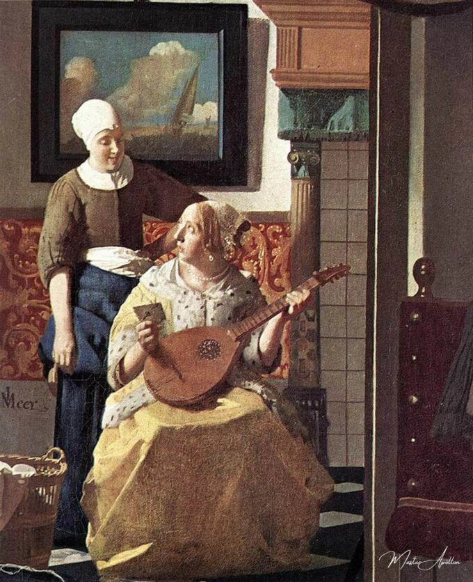 El detalle de la carta de amor (Vermeer) – Johannes Vermeer Johannes Vermeer 2025-05-19