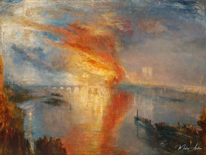 El fuego del edificio parlamentario – William Turner William Turner 2025-05-20