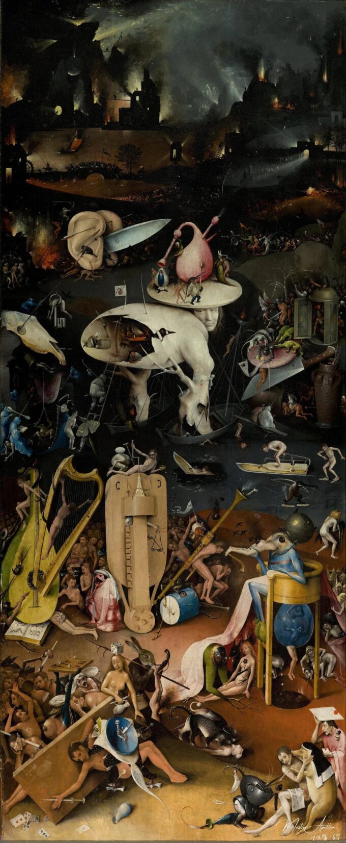 El Jardín de las Delicias Terrenales, el ala derecha interior (el infierno) – Jérôme Bosch Hieronymus Bosch 2025-05-14