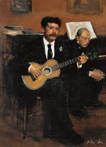 El guitarrista Lorenzo Pagans y el padre del artista – Edgar Degas Edgar Degas 2025-05-20