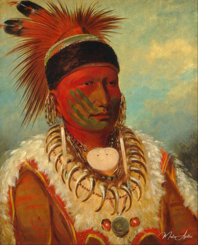 El Nube Blanca, jefe de los Iowa – George Catlin George Catlin 2025-05-16 2
