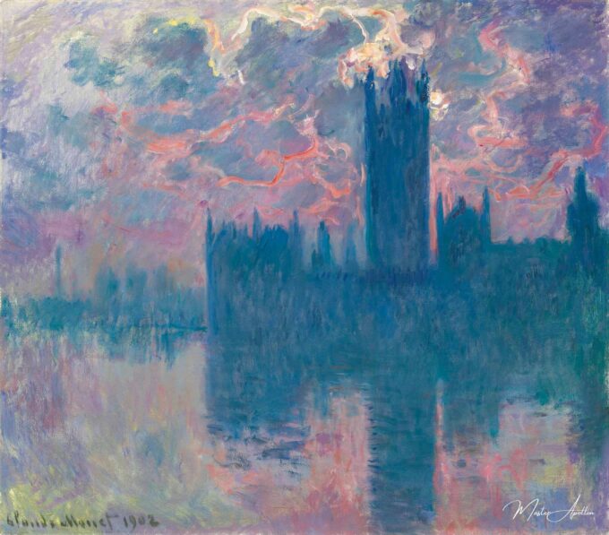 El Parlamento, sol poniente (W1603) – Claude Monet Claude Monet 2025-05-14 2